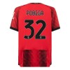 Camiseta de fútbol AC Milan Pobega 32 Primera Equipación 23-24 - Hombre